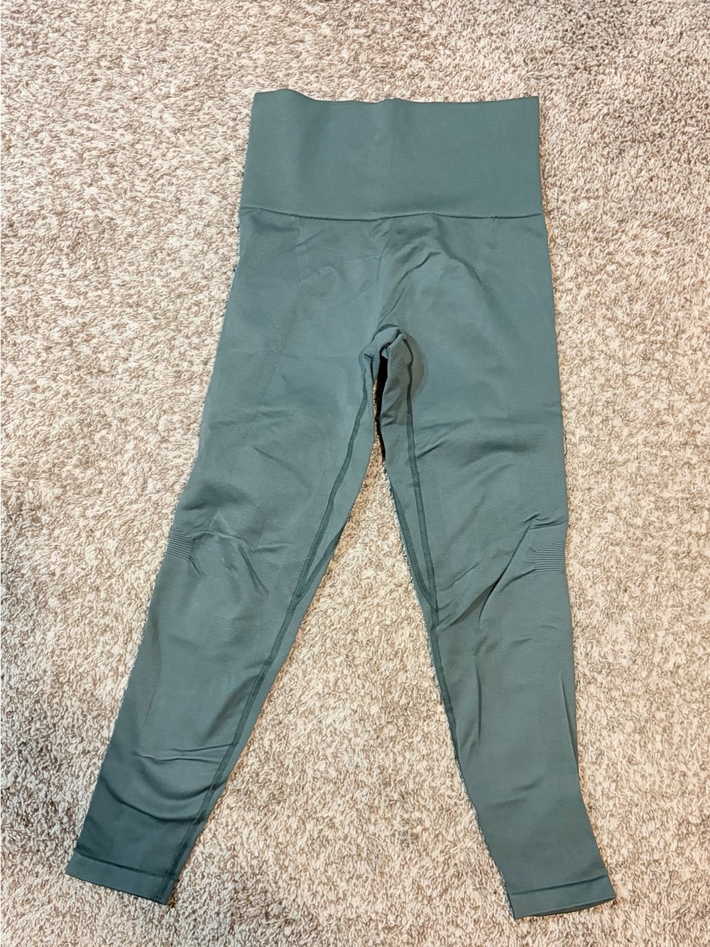 LNDR 7/8 High-Rise Teal Green Women's Leggings - Smooth Stretch